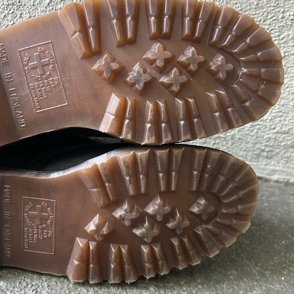 Dr. Martens Black 1460 Vintage Made in England Lace Up Boots Mens UK Sz 7 - Picture 11 of 15